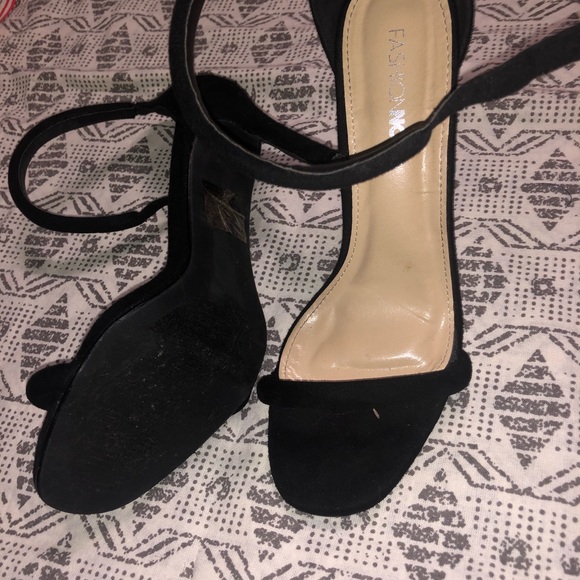 Black Heels Worn Once - Picture 4 of 4